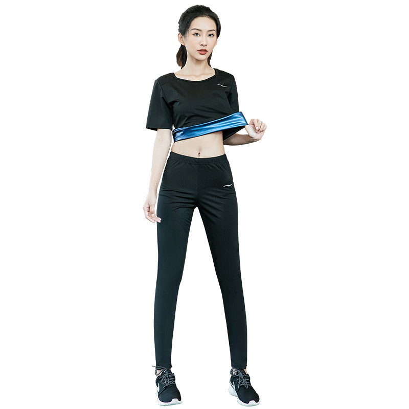 暴汗服女减肥衣燃脂套装跳绳舞蹈专用大码跑步运动健身爆汗训练服