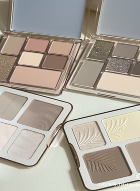 橘朵高光修容一体盘小样01波影盘02树影盘哑光高光鼻影四色修容盘