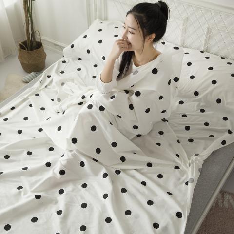 Túi ngủ dành cho người lớn đơn cotton Túi ngủ dành cho người lớn thoáng khí đôi mùa xuân bốn lớp siêu nhẹ sử dụng kép mùa đông hè v bốn - Túi ngủ túi ngủ người lớn