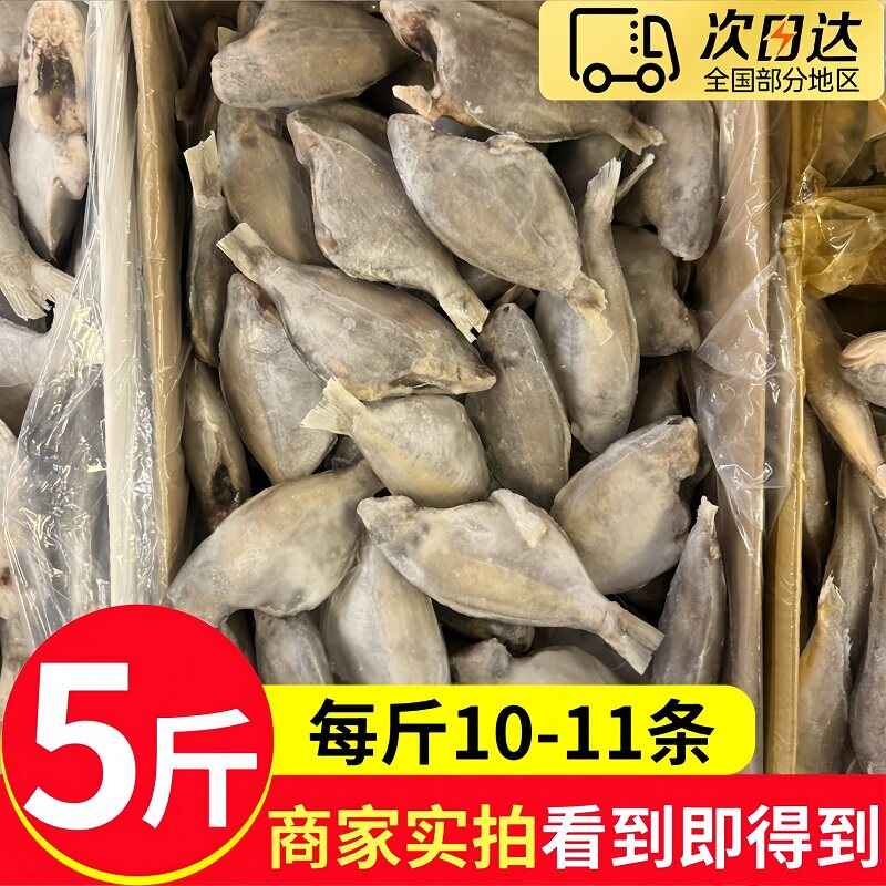 海捕冷冻三去香鱼免处理煎烤