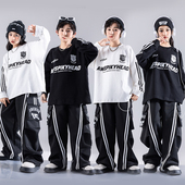 男童嘻哈套装 街舞演出服儿童架子鼓舞蹈表演hiphop童装 少儿服装 冬