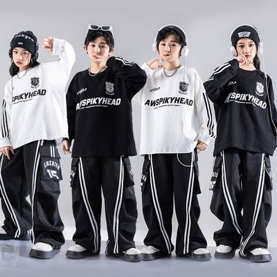 街舞演出服儿童架子鼓蹈表