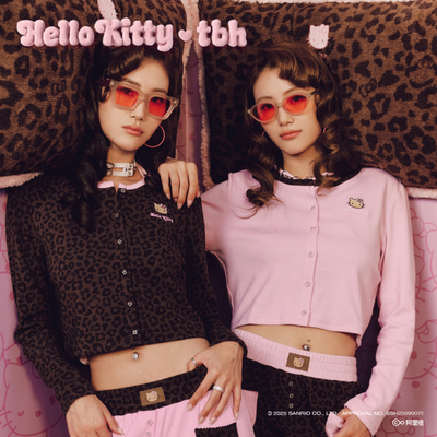 tbh野兽派家居HelloKitty针织棉家居服
