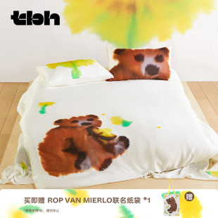 凉感床上四件套 MIERLO天丝床品套件夏季 tbh野兽派家居ROP VAN