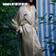 tbh野兽派家居都市野兽黑豹真丝晨袍女100%桑蚕丝夏季 家居服睡袍
