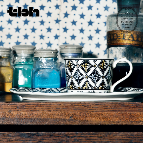 tbh野兽派家居梧桐工坊合作系列杯碟套装陶瓷咖啡杯喝水杯子