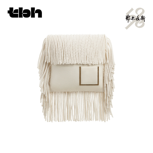 tbh野兽派家居X鄂尔多斯1980联名 绒毛双层羊绒羊毛口袋抱枕套