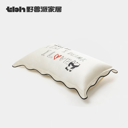 tbh野兽派家居真丝枕套