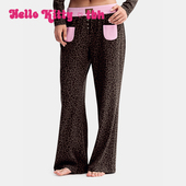 女 可外穿家居服睡裤 tbh野兽派家居三丽鸥Hello Kitty针织棉长裤