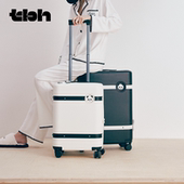 tbh野兽派家居雨琦同款 箱拉杆行李箱 熊猫嘭嘭复古旅行箱密码