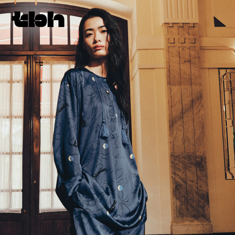 tbh野兽派星光缎亨利领家居服