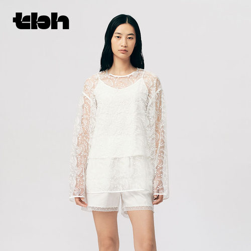 tbh野兽派家居蕾丝罩衫