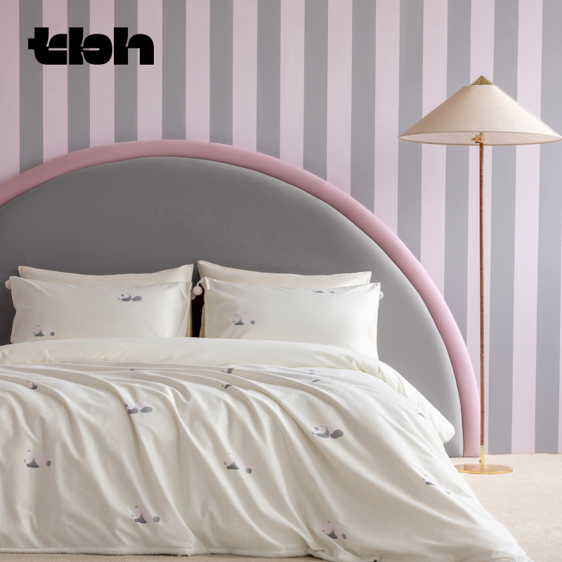 tbh野兽派全棉磨毛棉印花床品