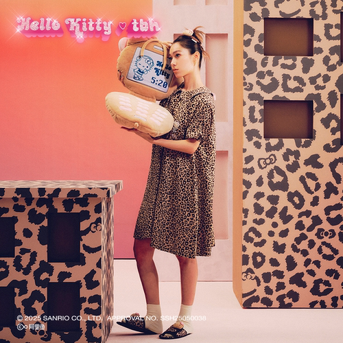 tbh野兽派家居三丽鸥Hello Kitty天丝棉家居裙可外穿睡裙家居服女