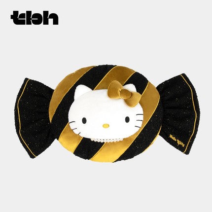 tbh野兽派家居三丽鸥Hello Kitty糖果圆形抱枕客厅沙发靠枕礼物