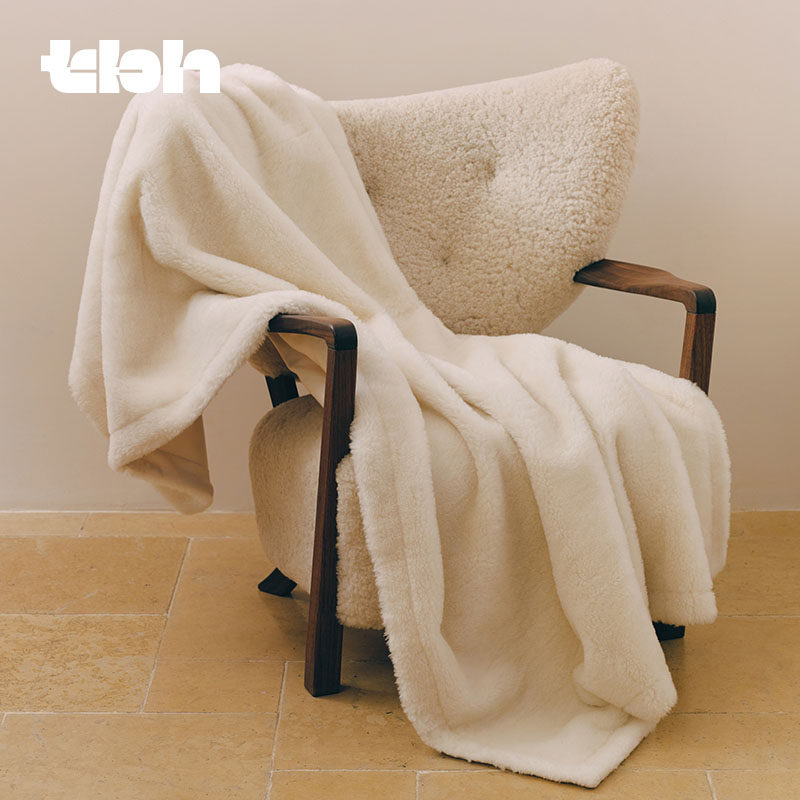 【woolmark联名】tbh野兽派家居澳洲羊毛盖毯办公室午休沙发毯子