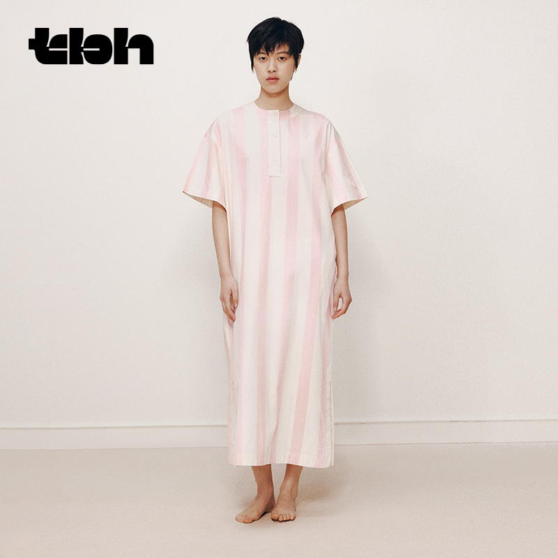 tbh野兽派家居都市野兽海獭水柔棉短袖衬衫裙可外穿家居服睡衣女,女士内衣/男士内衣/家居服,睡裙,淘宝优惠券,粉丝福利购,淘宝优惠卷