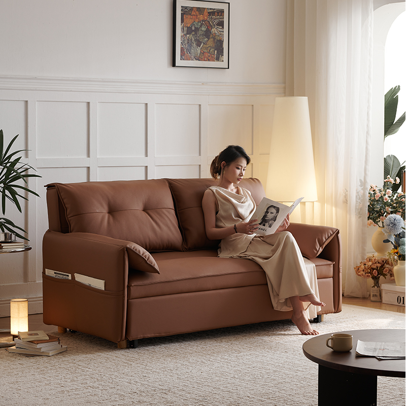 2025新款复古多功能一体沙发床