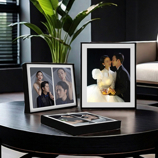 照片定制摆台婚纱照摆台相框摆台高级感定制相框摆台铝合金相框