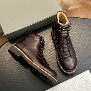 经典 男士 休闲马丁靴男鞋 潮流百搭中帮透气工装 靴子 韩版 BC秋冬新款