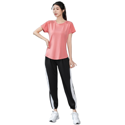 胖mm夏季薄款大码运动女宽松罩衫