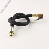 适用于佐航汽车打气嘴接头气压表胎压表管配件轮胎充气管充气头胎