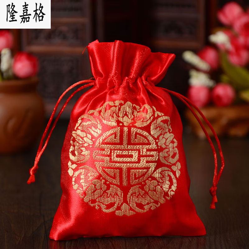 苍塑喜糖袋婚庆用品婚礼喜糖袋丝绒布袋糖袋子结婚专用糖果盒包装