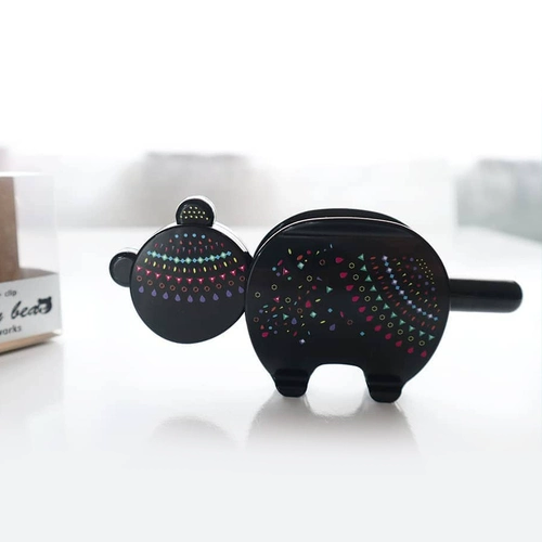 [Специальная скидка 30%] Японская шариковая ручка KOBARU с магнитным зажимом, 0,8 мм, забавная форма животного, гладкие чернила на масляной основе, магнит на холодильник, держатель для купюр, авторизованное распространение бренда