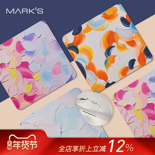 MARK'S冈村芳树艺术家联名款方型鼠标垫抽象画印花办公游戏女