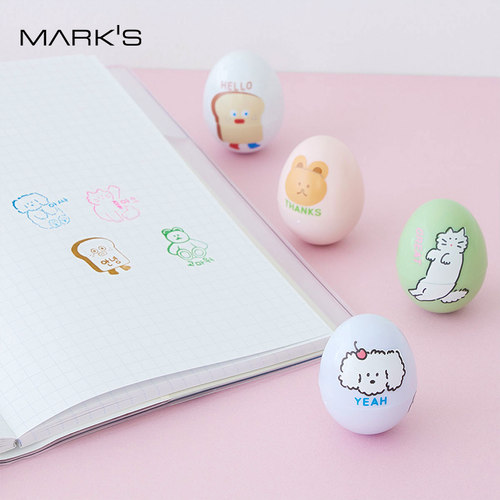 MARK'S蛋型不倒翁印章