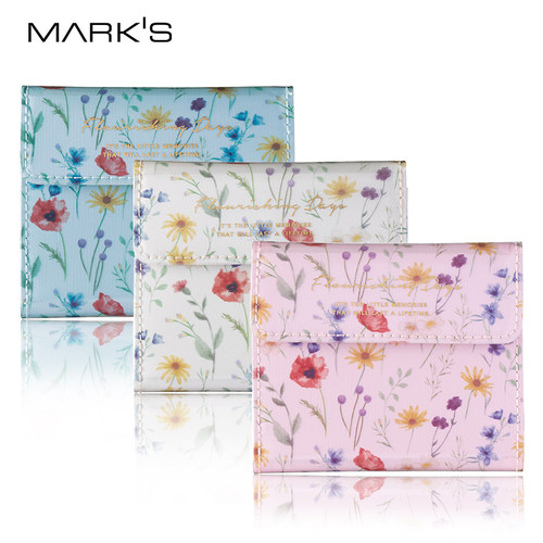 日本marksflower小花凤轻便卡包