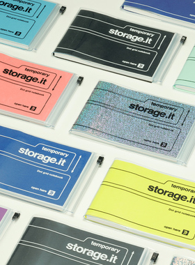 MARK'S storage.it横款A6PVC收纳功能封皮点阵方格内页笔记本记事本可替换内芯NEO AGENDA原创手帐纸