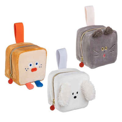 MARKS BrunchBrother方型保温包简餐三明治立体卡通形象小猫小狗