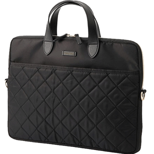 MARK'S女士单肩绗缝公文包14寸轻薄职业女性电脑包文件包电子配件文件收纳包事务包