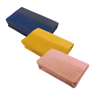 【特惠7折】MATOKA合成皮革拼接风商务简约卡包名片夹男女