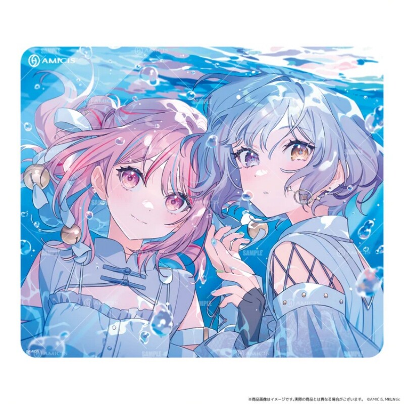 AMICISxMKLNtic钢化玻璃鼠标垫