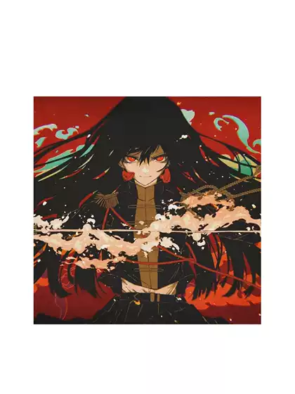 Abyssgaming Daimon Knife Tomb/Red Jade Tempered Glass Mouse Pad for Girls E-Sports Games Fps Large Size