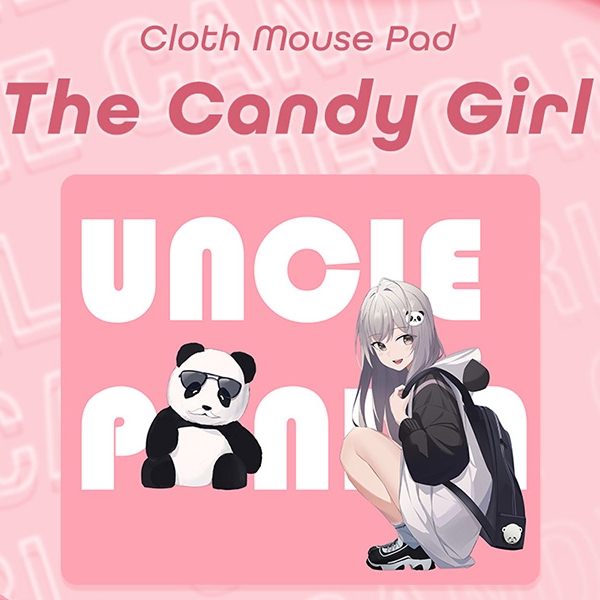 UnclePanda玻璃鼠标垫