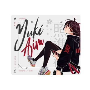钢化玻璃鼠标垫超大号桌垫办公电竞游戏FPS专用 OG二次元 Yuki Aim
