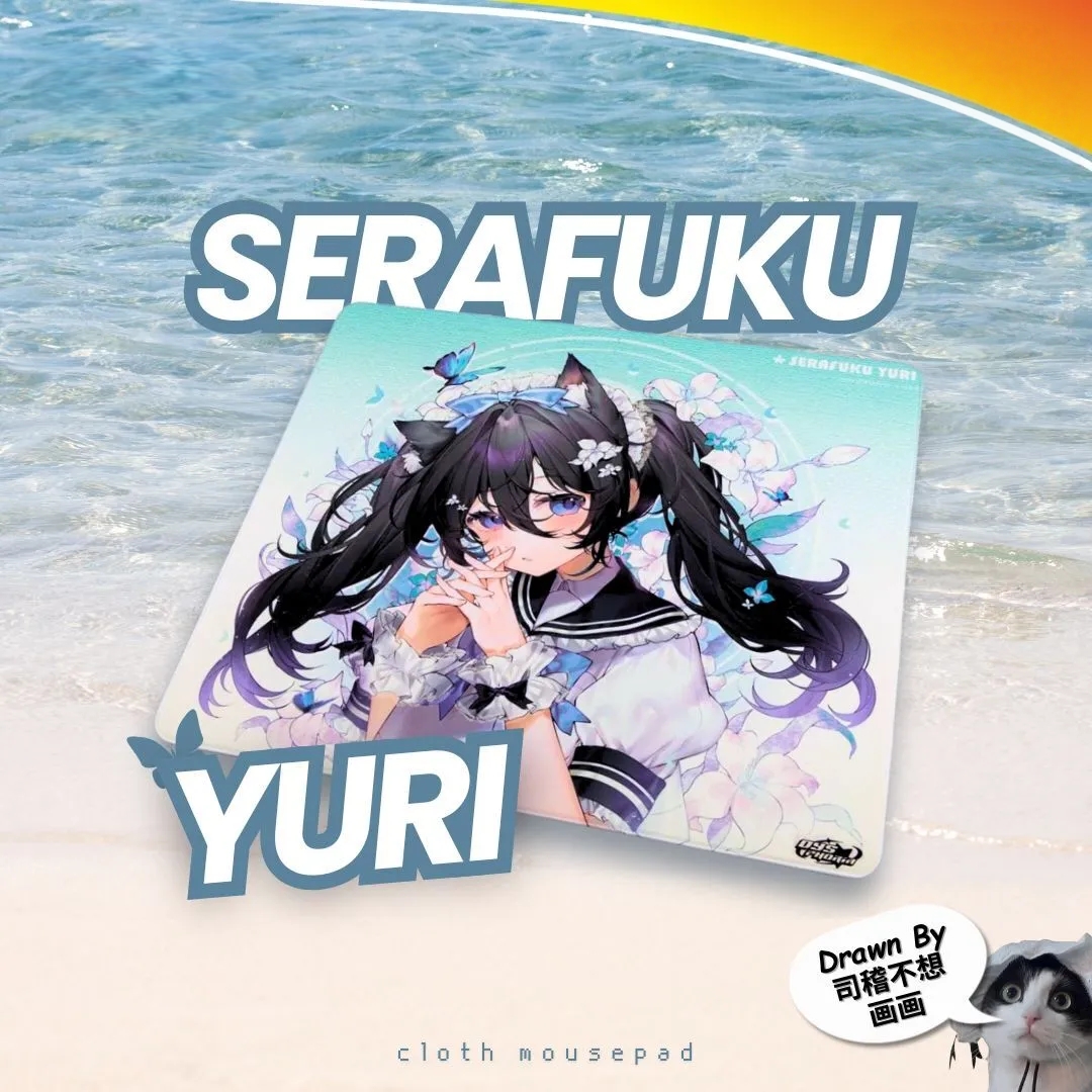 Dysphoria 水手服Yuri 瓦cs2二次元联名电竞玻璃鼠标垫