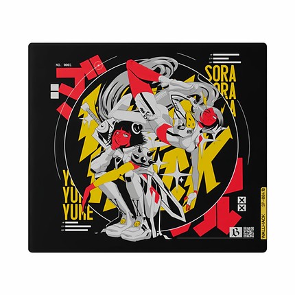 WALLHACK沃哈克SP004 ARCADE TWINS玻璃鼠标垫电竞游戏FPS专用大