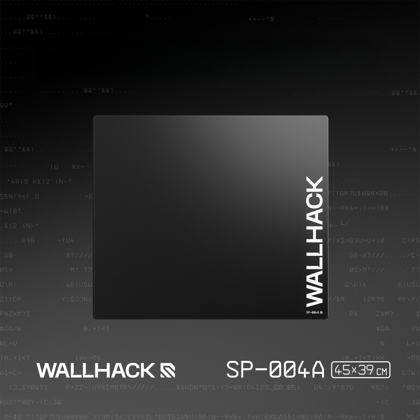 WALLHACK沃哈克SP004A钢化玻璃鼠标垫大桌垫办公电竞游戏FPS专用