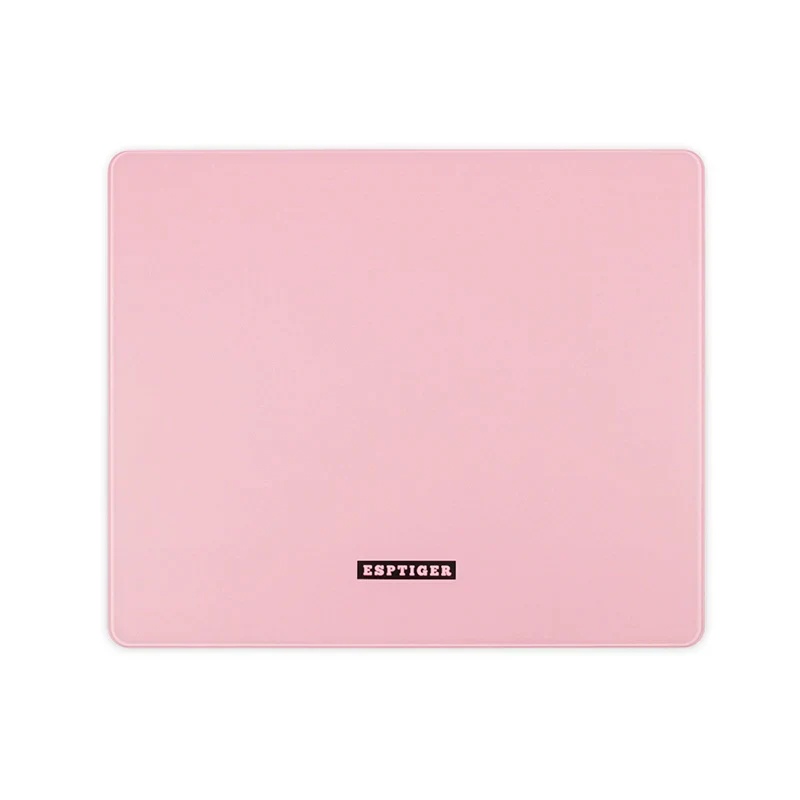 LotusPinkLabe粉色玻璃鼠标垫