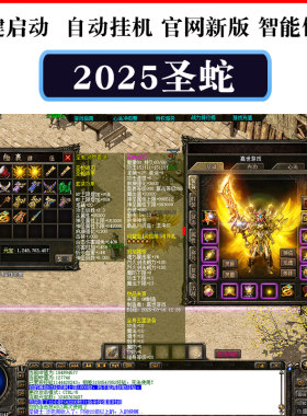 热血传奇单机版2025盛大天蛇圣蛇心法刺客4职业龙魂灵兽假人PC版