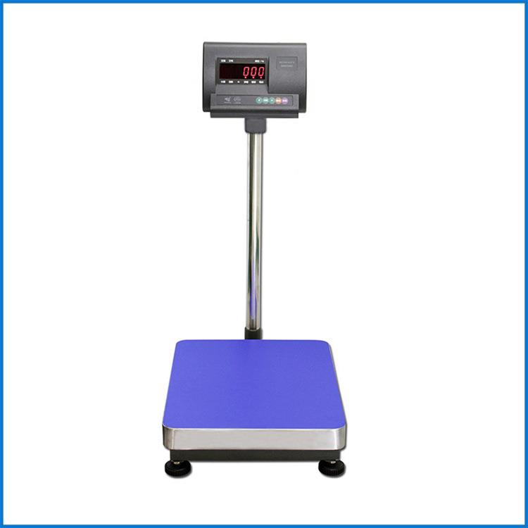 电子台秤50kg/1g带立杆落地式台称40*50cm工业电子秤50公斤