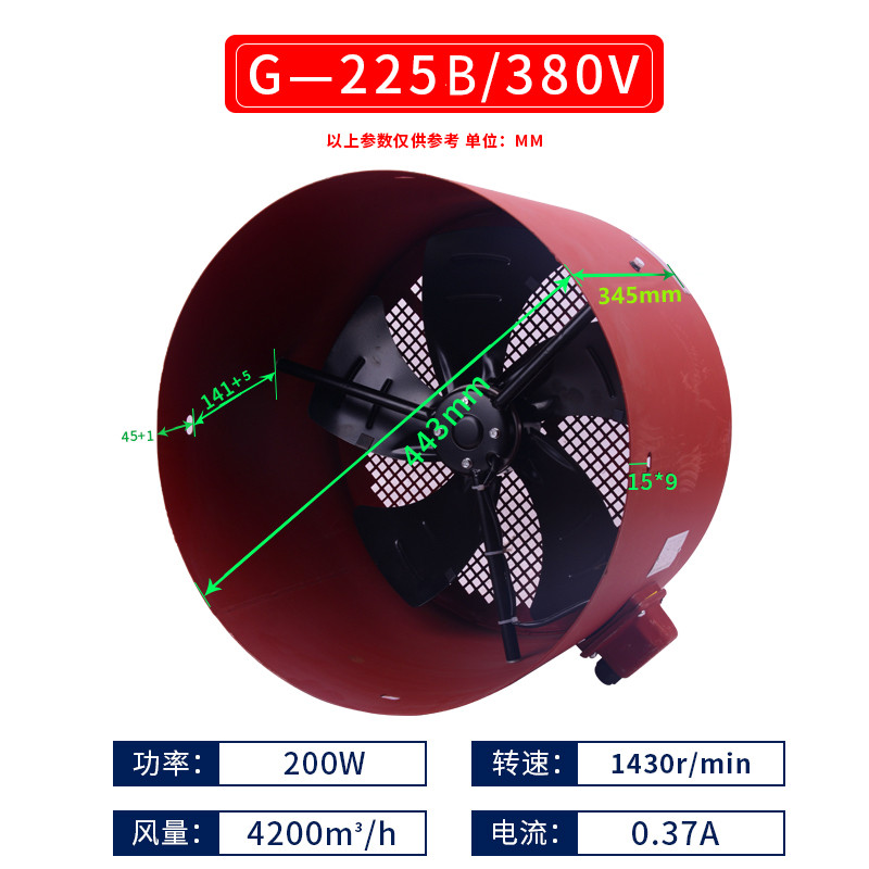 新款变频电机冷却通风机