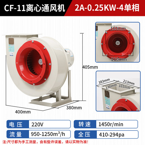 新款CF-11多翼式离心引风