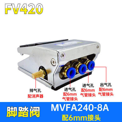 新款气动脚踏阀FV320/4二