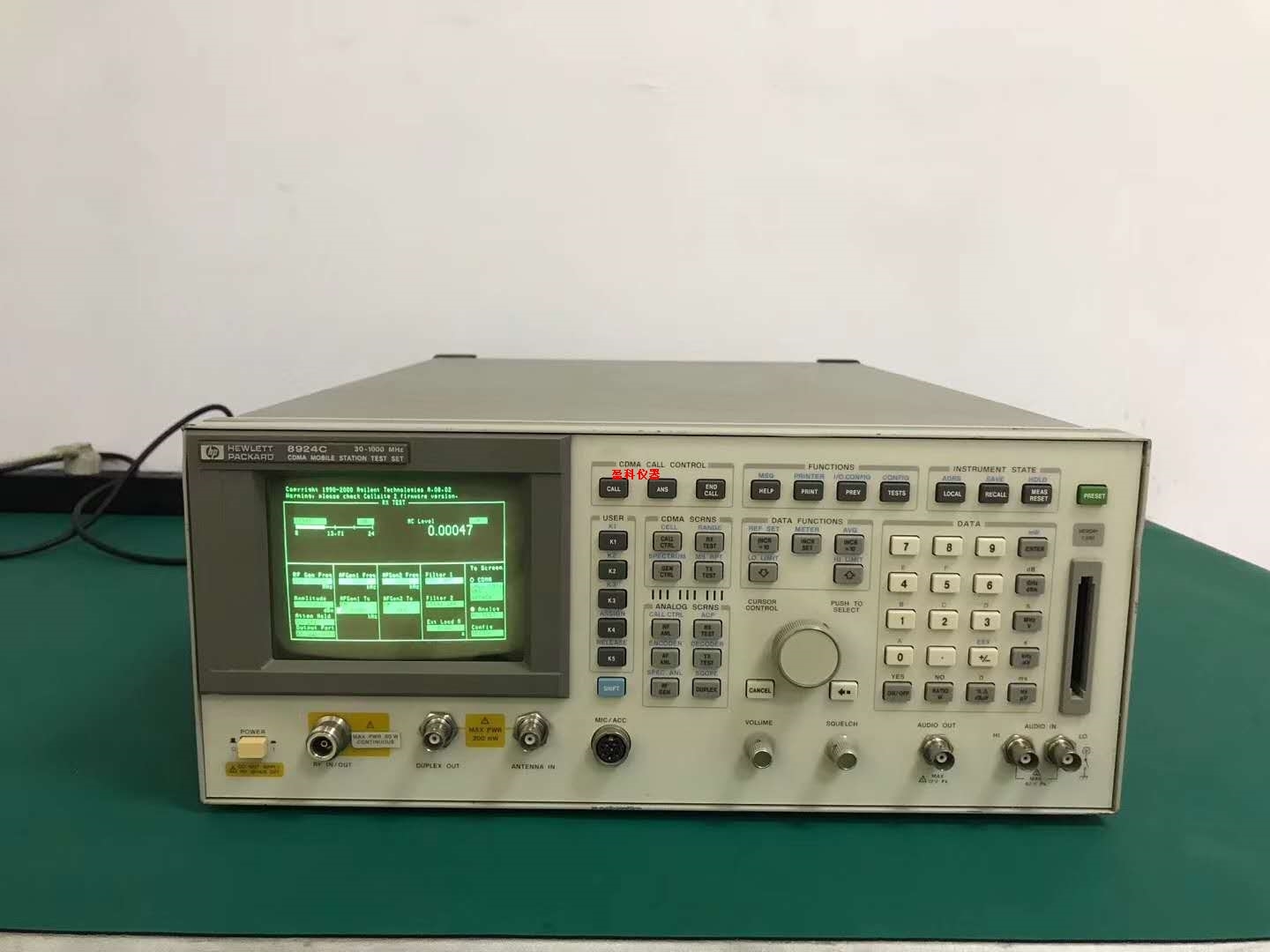 回收 出售 安捷伦 Agilent HP8924C 综合测试仪 对讲机测试