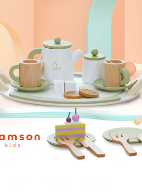 teamson迪生家木制过家家厨房玩具仿真厨具女孩男孩生日礼物